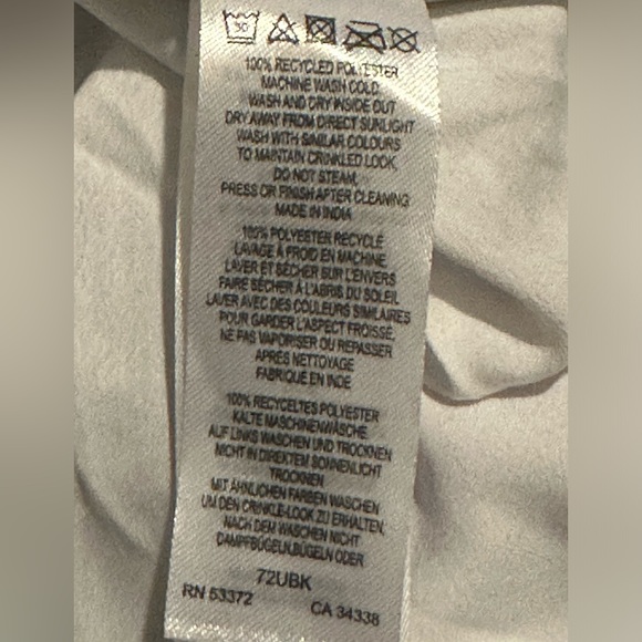 -NWT French connection Fontini Recycled Hallie Halter Peplum Top in summer white - Picture 11 of 14